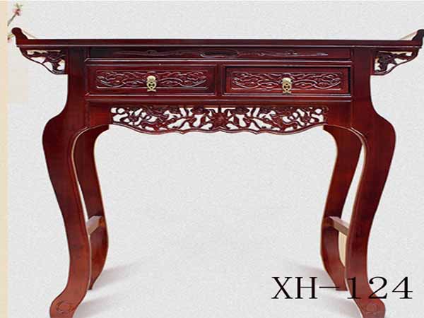 老榆木双屉贡桌批发