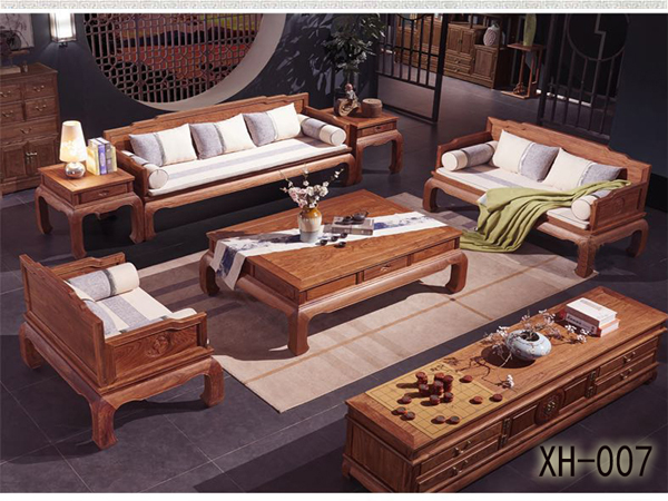 河北老榆木罗汉沙发批发